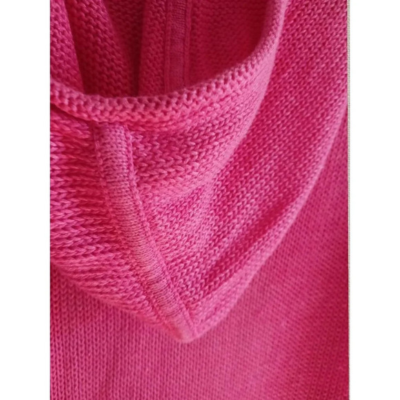 Chicos Womens Knit Cardigan Button Cuff Detail Begonia pink Size 2 - Picture 9 of 12